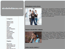 Tablet Screenshot of nicolasbabineau.com